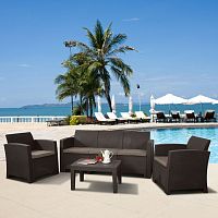 комплект мебели для отдыха с диваном faso на 4 персоны в Нижневартовске