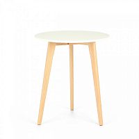 стол обеденный knox белый, натуральное дерево в Нижневартовске