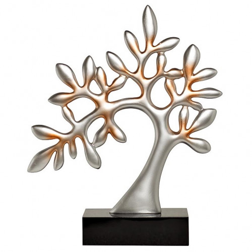 статуэтка дерево черно-серебряная 31х10х38 в Нижневартовске
