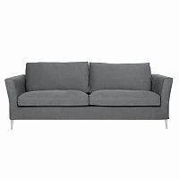 диван caprice трехместный прямой темно-серый в Нижневартовске