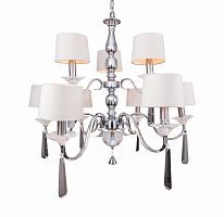 люстра nickel and black crystal хром в Нижневартовске