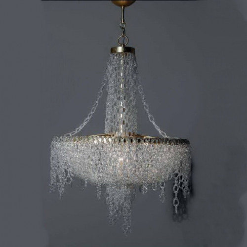 люстра ex02-5 от delight collection прозрачная/золото в Нижневартовске