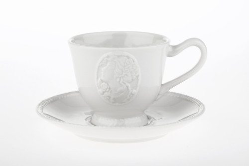 чашка с блюдцем медальон lv в Нижневартовске