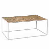 стол журнальный london white темный дуб в Нижневартовске