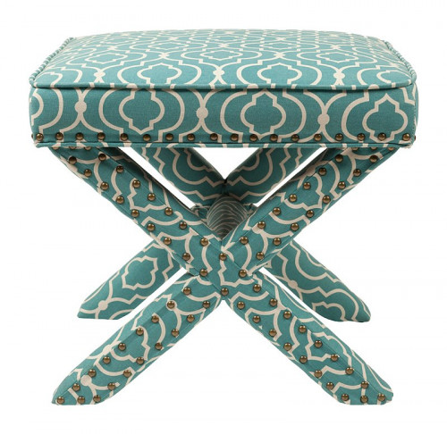 табурет мягкий бирюзовый remy ottoman в Нижневартовске