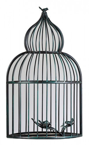 зеркало-клетка настольное черный антик булонь в Нижневартовске