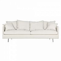 диван julia трехместный прямой молочный в Нижневартовске