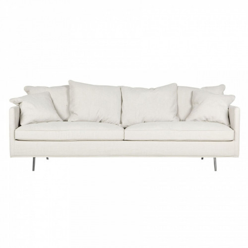 диван julia трехместный прямой молочный в Нижневартовске