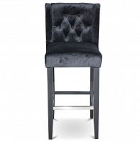 стул барный велюр черный 47х55х107 в Нижневартовске