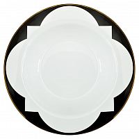 тарелка суповая 21 см черно-белая в Нижневартовске