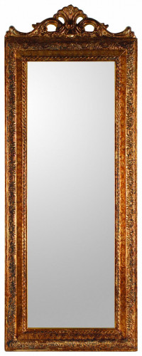 зеркало золотое настенное с резным верхом bronza fero в Нижневартовске