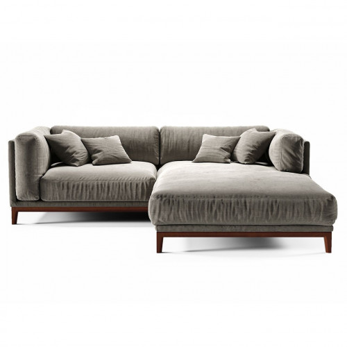 диван case угловой темно-серый в Нижневартовске