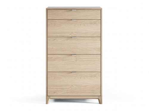 высокий комод case осветлённый дуб фасады шпон в Нижневартовске