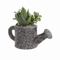 искусственный цветок в сером кашпо в Нижневартовске