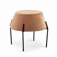 столик журнальный knopka металлический светлый пробковый от la forma (ex julia grup) в Нижневартовске