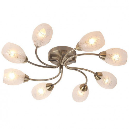 потолочная люстра idlamp carmina 201/8pf-oldbronze в Нижневартовске