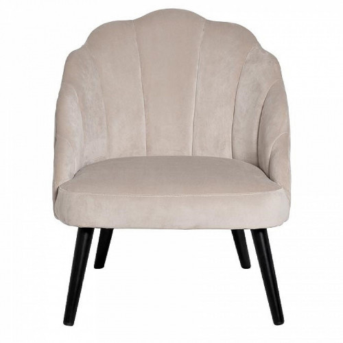 кресло с волнистой спинкой кремовое в Нижневартовске