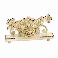 подставка для визиток pewter flower белая в Нижневартовске