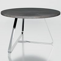 журнальный столик круглый с черной мраморной столешницей гудман в Нижневартовске