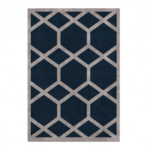 ковер ahston blue 200x290 синий в Нижневартовске