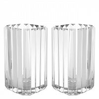 набор подсвечников стеклянный граненый howell от eichholtz, 20,5 см, 2 штуки в Нижневартовске