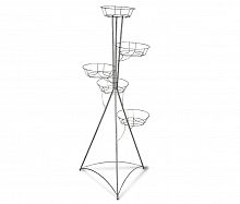 подставка для цветов kolonna 5 серый в Нижневартовске