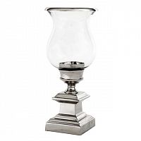 подсвечник стеклянный в виде кубка на серебряном основании datcha от eichholtz, 48 см в Нижневартовске