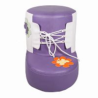 детский пуф башмачок фиолетовый в Нижневартовске