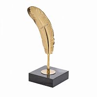 декор золотое перо 10*24см в Нижневартовске