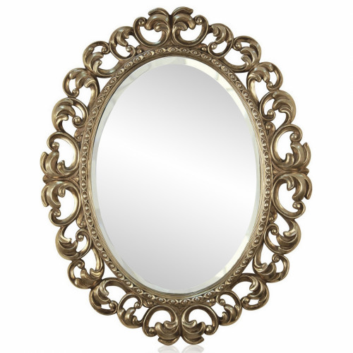 овальное зеркало настенное золото шербур florentine silver/98 в Нижневартовске