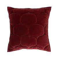 чехол на подушку бархатный хвойное утро цвет бордовый в Нижневартовске