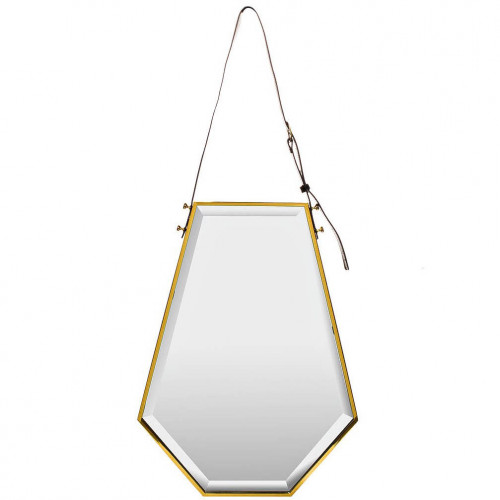 зеркало на ремне золотое шестиугольное 50х67 см в Нижневартовске
