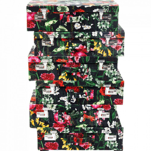 комод высокий suitcase мультиколор в Нижневартовске