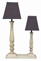 ножки для абажура на подставке светлые патина (без абажуров) в Нижневартовске