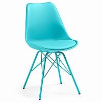 стул lars металлический синий от la forma (ex julia grup) в Нижневартовске