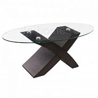 стол деревянный valensa walnut венге, прозрачный в Нижневартовске