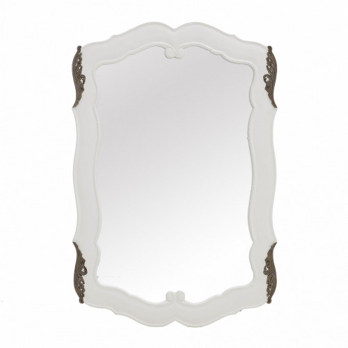 зеркало прямоугольное в молочной раме mokko в Нижневартовске