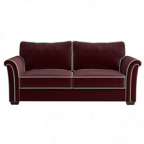 диван-кровать sydney двухместный прямой бордовый в Нижневартовске