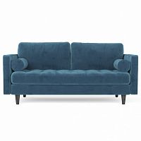 диван scott трехместный прямой синий в Нижневартовске