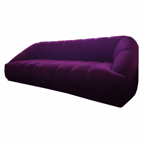 диван sofia трехместный прямой фиолетовый в Нижневартовске