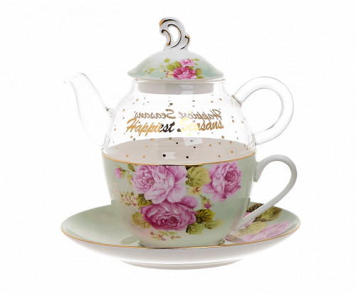 чайник-чашка flower 500 мл + 300 мл в Нижневартовске