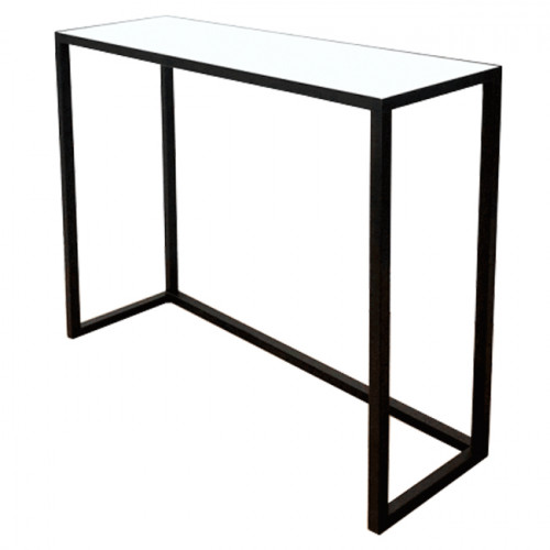 консоль со столешницей мдф, черная в Нижневартовске