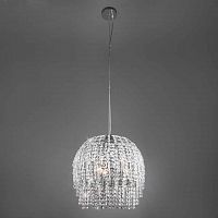 подвесная люстра eurosvet oliver 10091/3 хром/прозрачный хрусталь strotskis в Нижневартовске