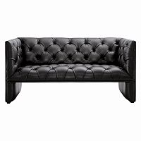 диван edwards прямой черный в Нижневартовске