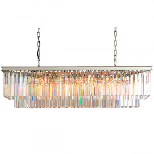люстра odeon l110 silver серая, прозрачная в Нижневартовске