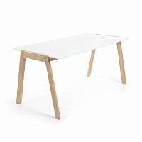 стол kale 140x80 лакированный матовый белый cc0748m46 от la forma (ex julia grup) в Нижневартовске