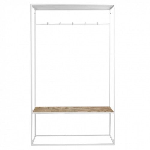 вешалка в прихожую hallra white темный дуб в Нижневартовске