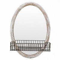 зеркало овальное с полкой history в Нижневартовске