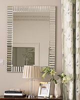 зеркало прямоугольное в узкой стеклянной раме амбер в Нижневартовске