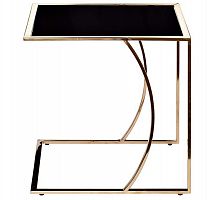 стол журнальный gold чёрный, золотой в Нижневартовске